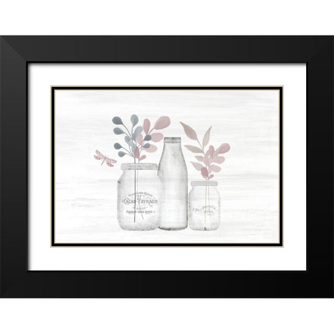 Wildflower Hope 1 Black Modern Wood Framed Art Print with Double Matting by Kimberly, Allen