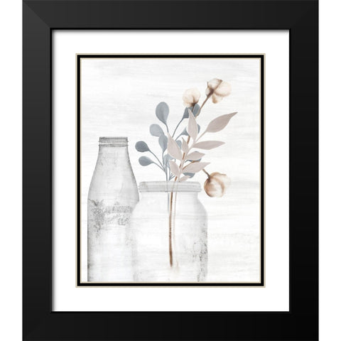 Wildflower Hope 3 Black Modern Wood Framed Art Print with Double Matting by Kimberly, Allen