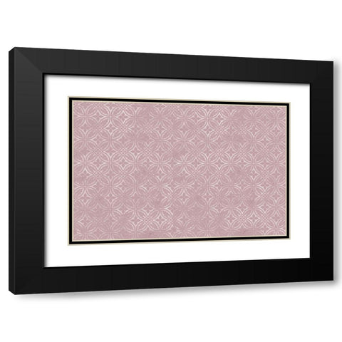 Wildflower Hope Pattern Black Modern Wood Framed Art Print with Double Matting by Kimberly, Allen
