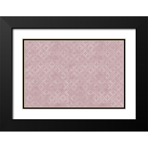 Wildflower Hope Pattern Black Modern Wood Framed Art Print with Double Matting by Kimberly, Allen