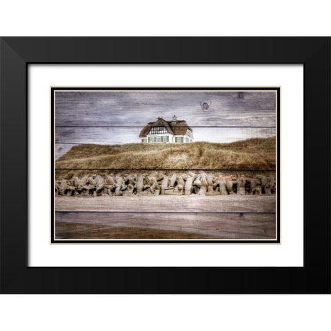 At the Sea Black Modern Wood Framed Art Print with Double Matting by Kimberly, Allen