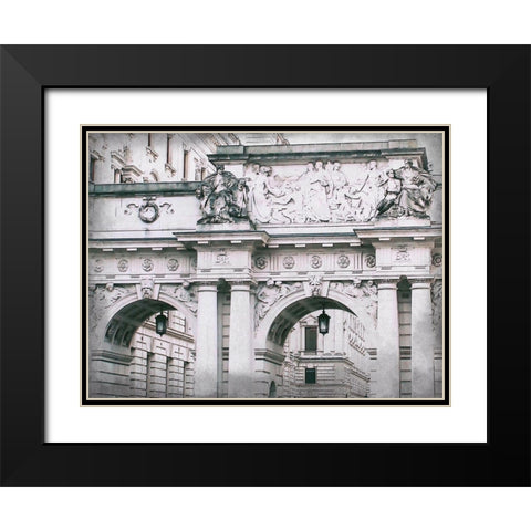 Under the Arch Black Modern Wood Framed Art Print with Double Matting by Kimberly, Allen