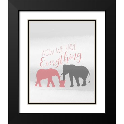 Then You 3 Black Modern Wood Framed Art Print with Double Matting by Kimberly, Allen