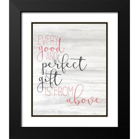 Perfect Gift pink Black Modern Wood Framed Art Print with Double Matting by Kimberly, Allen