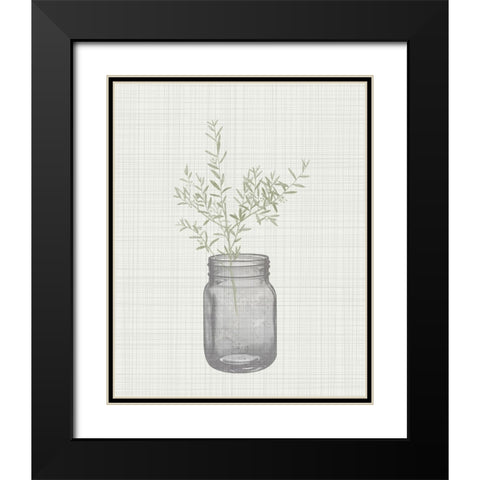 In the Jar 1 Black Modern Wood Framed Art Print with Double Matting by Kimberly, Allen