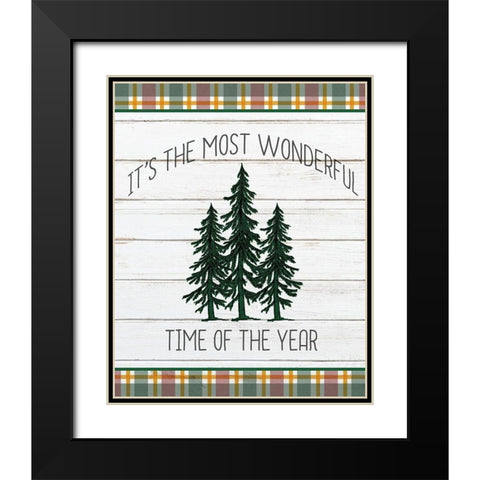 Wonderful Time Black Modern Wood Framed Art Print with Double Matting by Kimberly, Allen