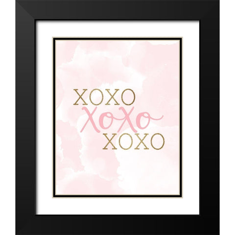 Forever 4 Black Modern Wood Framed Art Print with Double Matting by Kimberly, Allen