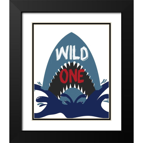 Wild One 4 Black Modern Wood Framed Art Print with Double Matting by Kimberly, Allen