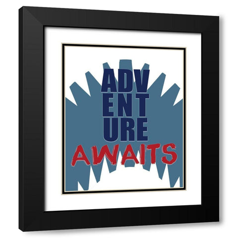Wild One 6 Black Modern Wood Framed Art Print with Double Matting by Kimberly, Allen