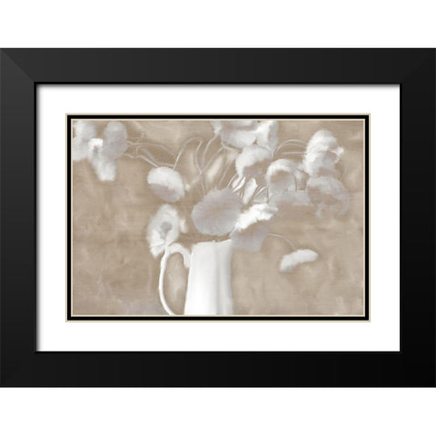 Milk Vase Black Modern Wood Framed Art Print with Double Matting by Kimberly, Allen