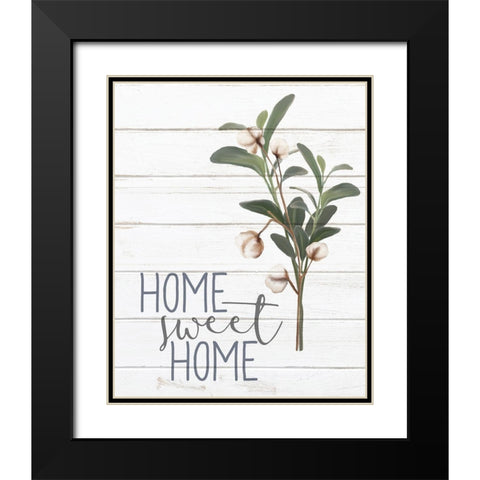 Homebody 1 Black Modern Wood Framed Art Print with Double Matting by Kimberly, Allen