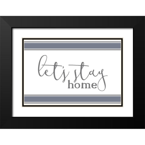 Homebody 7 Black Modern Wood Framed Art Print with Double Matting by Kimberly, Allen