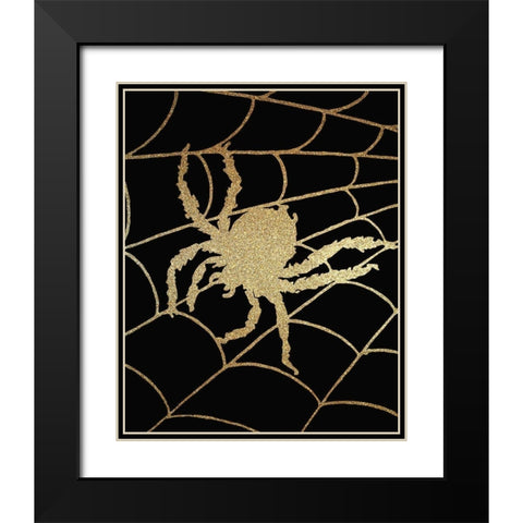 Halloween Gold 2 Black Modern Wood Framed Art Print with Double Matting by Kimberly, Allen