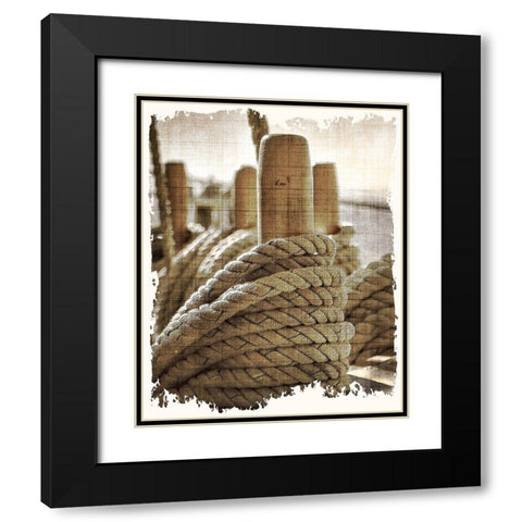 Learning the Ropes 1 Black Modern Wood Framed Art Print with Double Matting by Kimberly, Allen