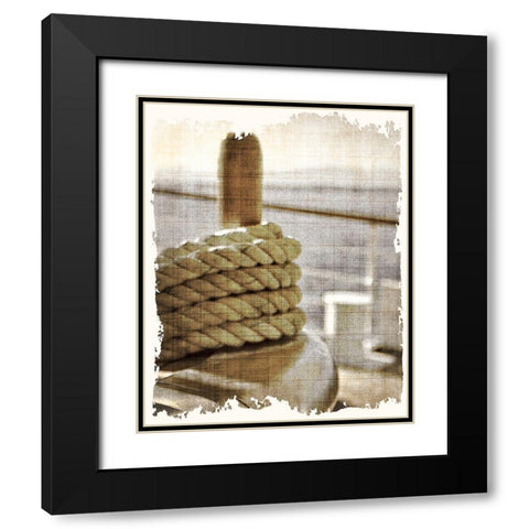 Learning the Ropes 2 Black Modern Wood Framed Art Print with Double Matting by Kimberly, Allen