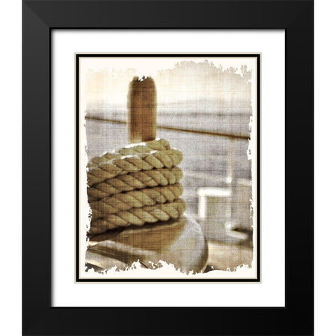 Learning the Ropes 2 Black Modern Wood Framed Art Print with Double Matting by Kimberly, Allen