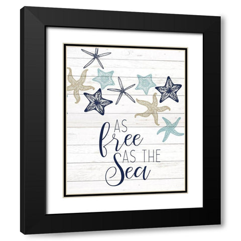 The Sea 2 Black Modern Wood Framed Art Print with Double Matting by Kimberly, Allen