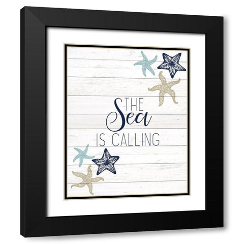 The Sea 3 Black Modern Wood Framed Art Print with Double Matting by Kimberly, Allen
