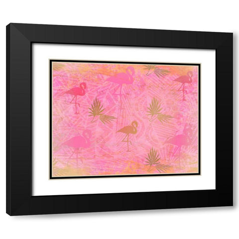 Pretty in Pink Black Modern Wood Framed Art Print with Double Matting by Allen, Kimberly
