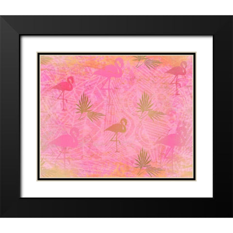 Pretty in Pink Black Modern Wood Framed Art Print with Double Matting by Allen, Kimberly