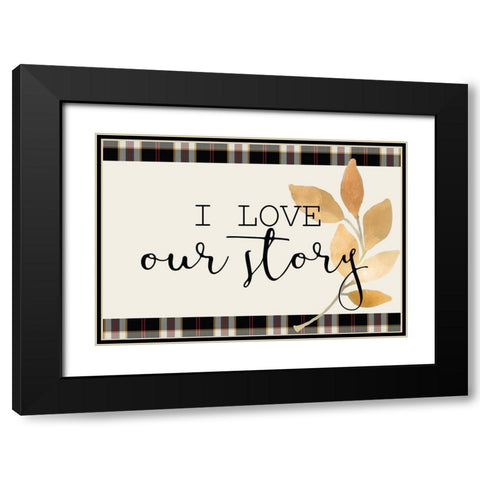 Colors of Fall 2 Black Modern Wood Framed Art Print with Double Matting by Kimberly, Allen