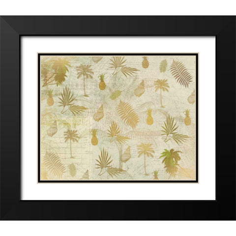 In the Tropics Black Modern Wood Framed Art Print with Double Matting by Allen, Kimberly