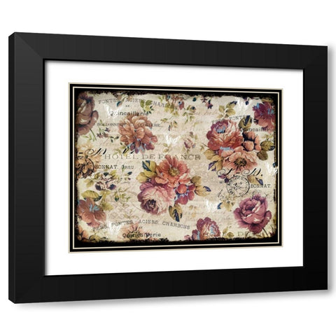 Hotel France Black Modern Wood Framed Art Print with Double Matting by Allen, Kimberly