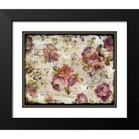 Hotel France Black Modern Wood Framed Art Print with Double Matting by Allen, Kimberly