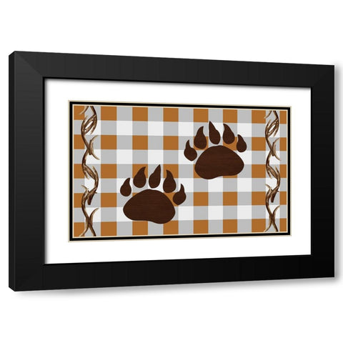 In the Woods 1 Black Modern Wood Framed Art Print with Double Matting by Kimberly, Allen