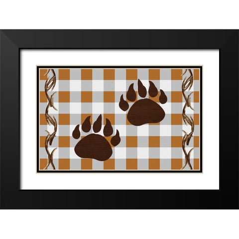 In the Woods 1 Black Modern Wood Framed Art Print with Double Matting by Kimberly, Allen
