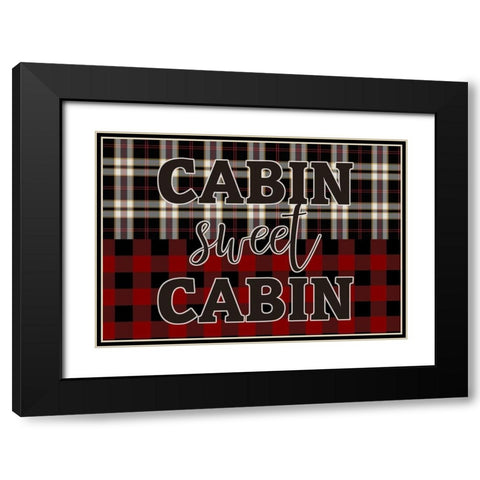 The Lodge 5 Black Modern Wood Framed Art Print with Double Matting by Kimberly, Allen