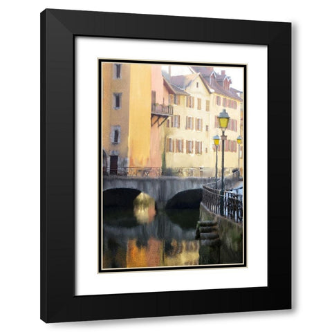 Reflection Black Modern Wood Framed Art Print with Double Matting by Kimberly, Allen