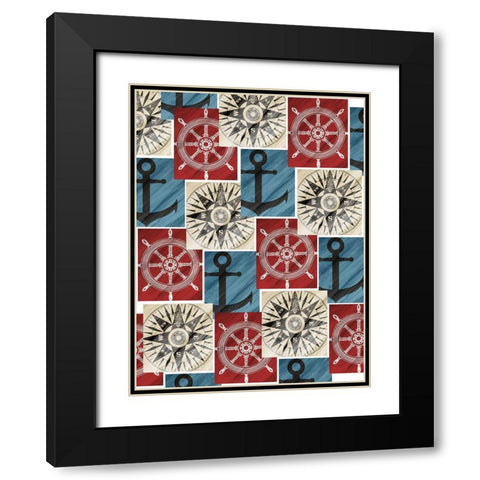 Nautical Dreams Full Black Modern Wood Framed Art Print with Double Matting by Kimberly, Allen