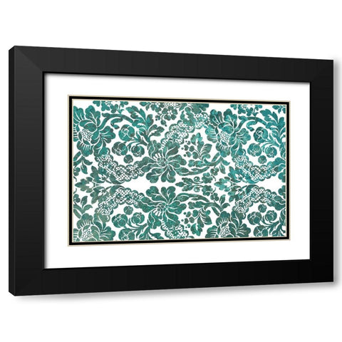 Multi Scroll v2 Black Modern Wood Framed Art Print with Double Matting by Kimberly, Allen