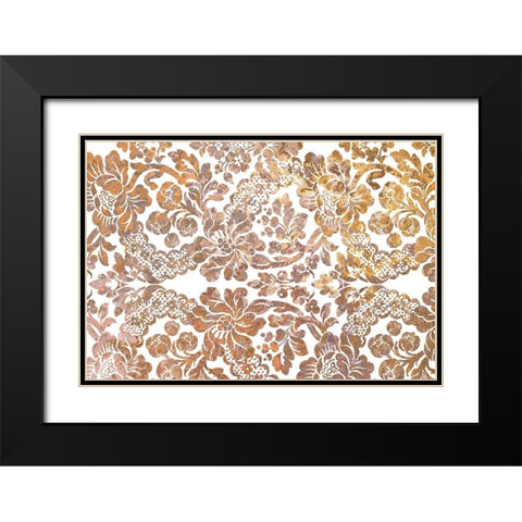 Multi Scroll v3 Black Modern Wood Framed Art Print with Double Matting by Kimberly, Allen