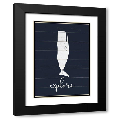 Dream Explore 2 Black Modern Wood Framed Art Print with Double Matting by Kimberly, Allen