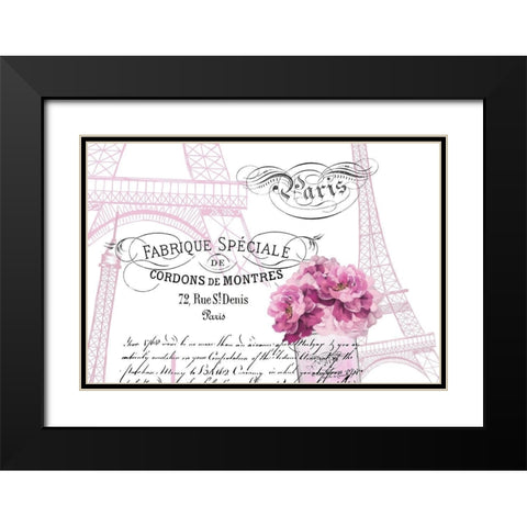 Paris Scents 11 Black Modern Wood Framed Art Print with Double Matting by Kimberly, Allen