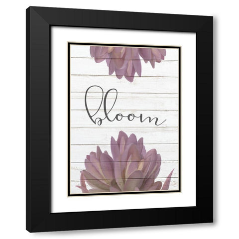 Bloom Grow 2 Black Modern Wood Framed Art Print with Double Matting by Kimberly, Allen