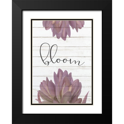 Bloom Grow 2 Black Modern Wood Framed Art Print with Double Matting by Kimberly, Allen