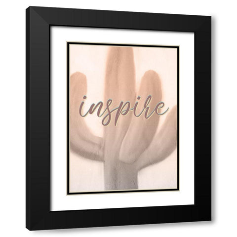 Inspire Imagine 1 Black Modern Wood Framed Art Print with Double Matting by Kimberly, Allen