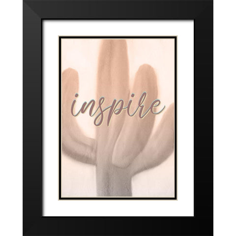 Inspire Imagine 1 Black Modern Wood Framed Art Print with Double Matting by Kimberly, Allen
