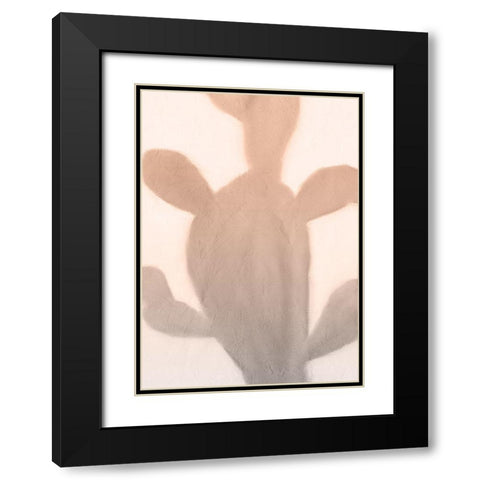 Pink Dusk Cactus 2 Black Modern Wood Framed Art Print with Double Matting by Kimberly, Allen