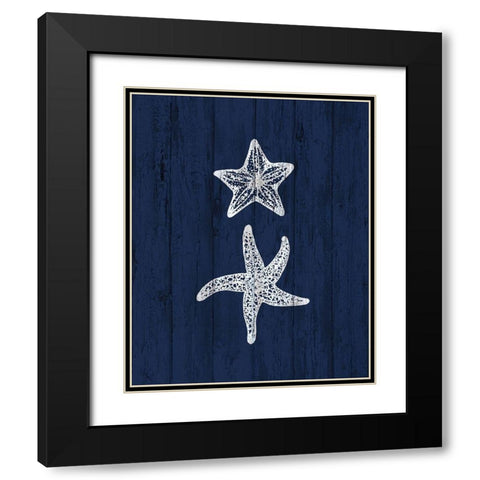 Beach House 3 Black Modern Wood Framed Art Print with Double Matting by Kimberly, Allen