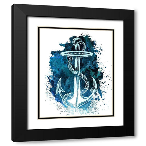 As Free 1 Black Modern Wood Framed Art Print with Double Matting by Kimberly, Allen