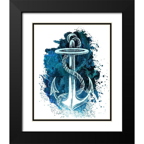 As Free 1 Black Modern Wood Framed Art Print with Double Matting by Kimberly, Allen