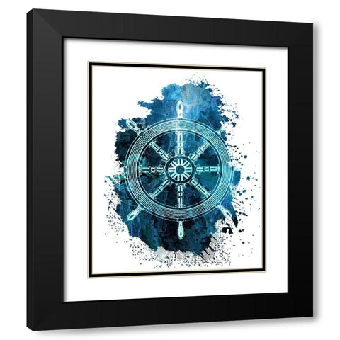 As Free 3 Black Modern Wood Framed Art Print with Double Matting by Kimberly, Allen