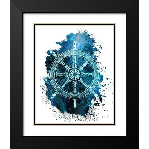 As Free 3 Black Modern Wood Framed Art Print with Double Matting by Kimberly, Allen