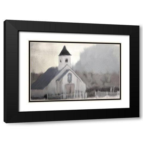 Sunday Morning Black Modern Wood Framed Art Print with Double Matting by Kimberly, Allen