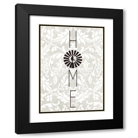 Home Windmill Black Modern Wood Framed Art Print with Double Matting by Kimberly, Allen
