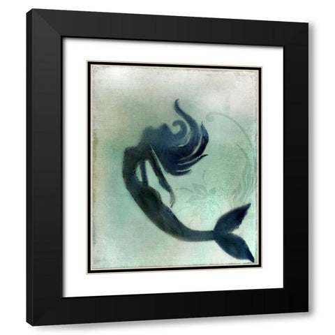 Splash Black Modern Wood Framed Art Print with Double Matting by Allen, Kimberly